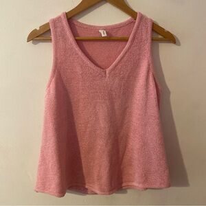 Wishlist Boutique Sweater Vest Pink Top Size S